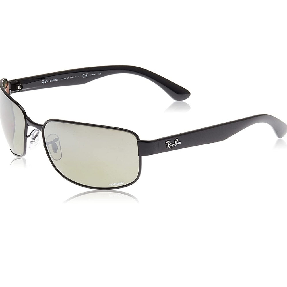 Rayban 3566Ch Chromance grey mirror silver polarized sunglass